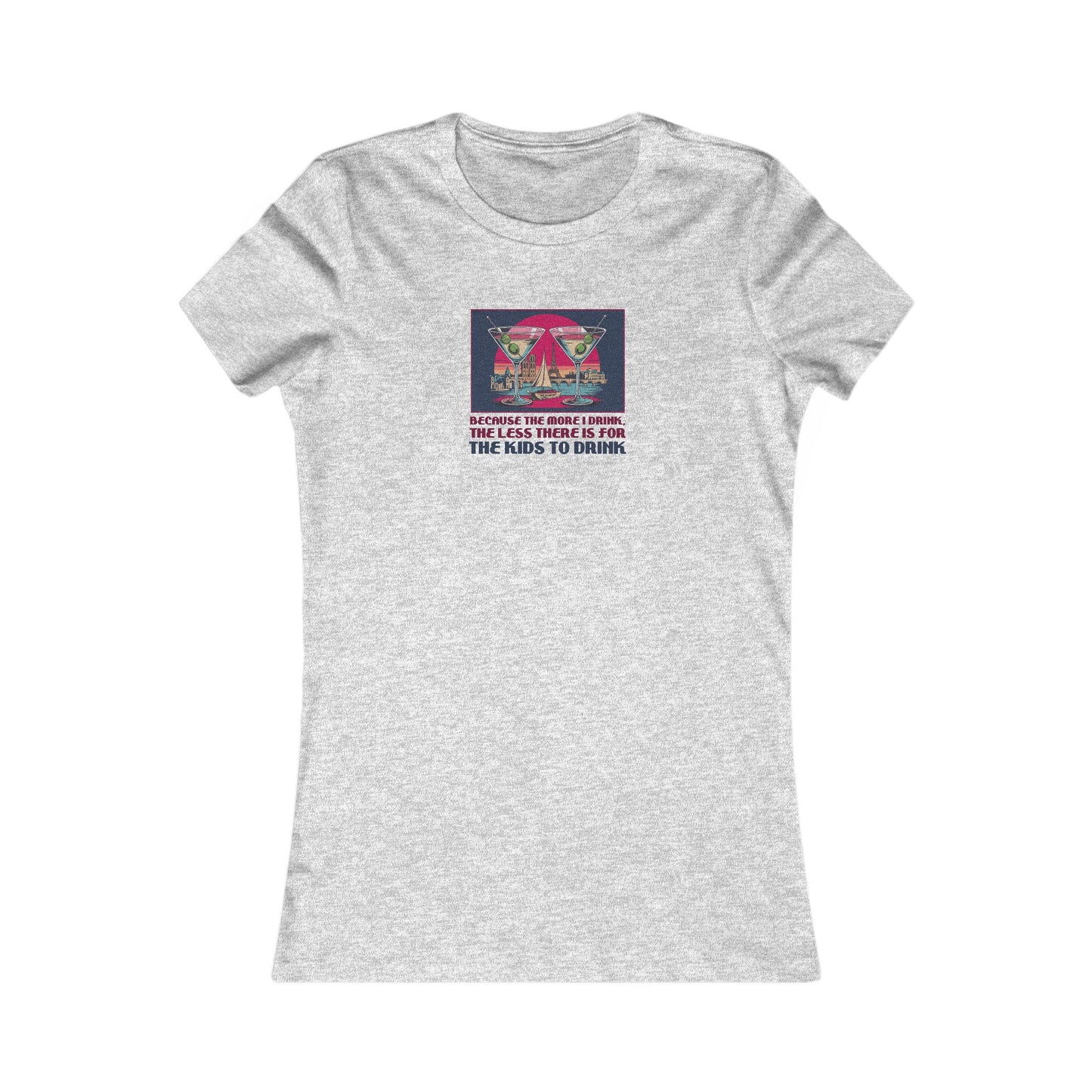 Open Bar (for the Kids) — Friends Retro Women's Tee (Light)