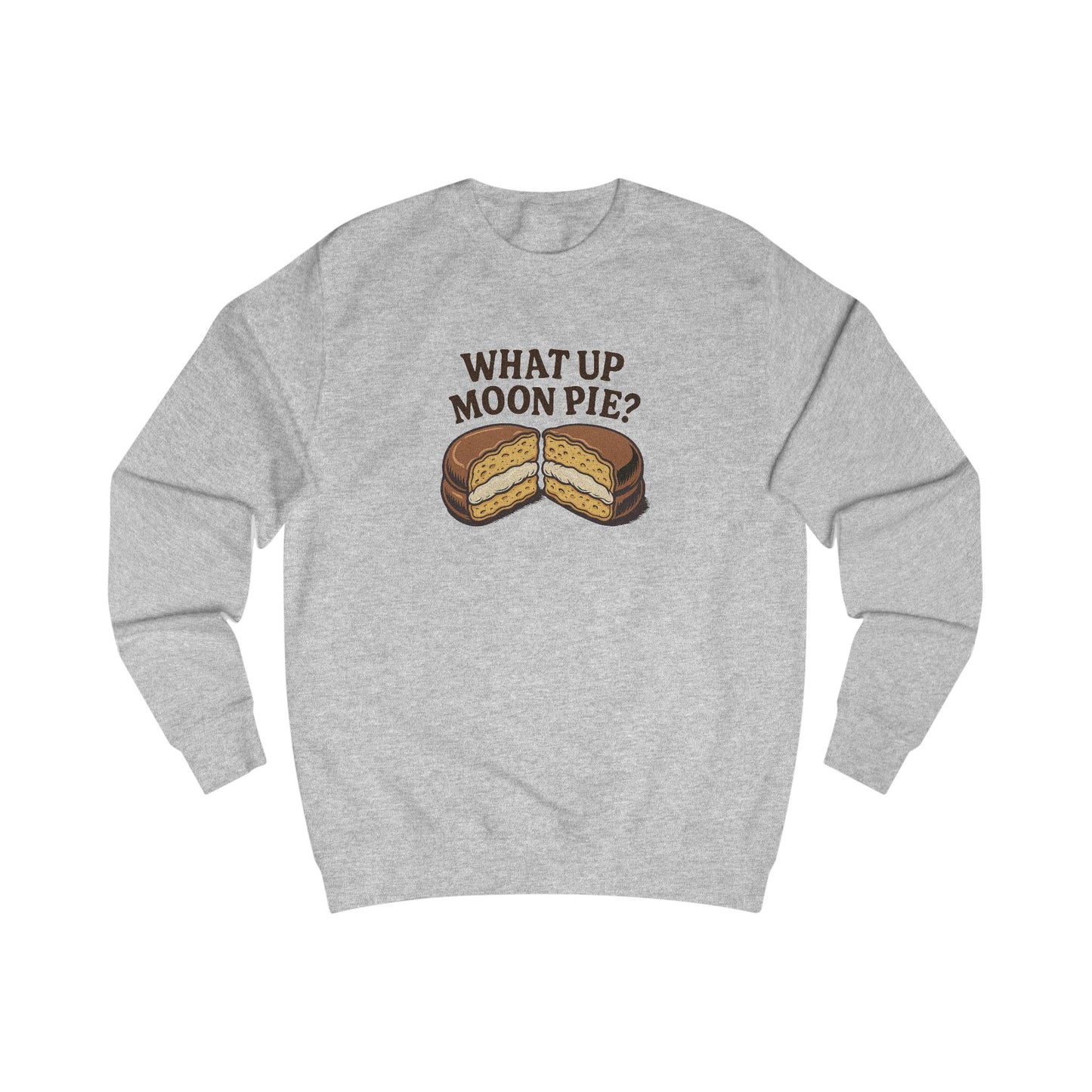 What Up, Moon Pie? — Big Bang Theory Retro Sweatshirt (Light)