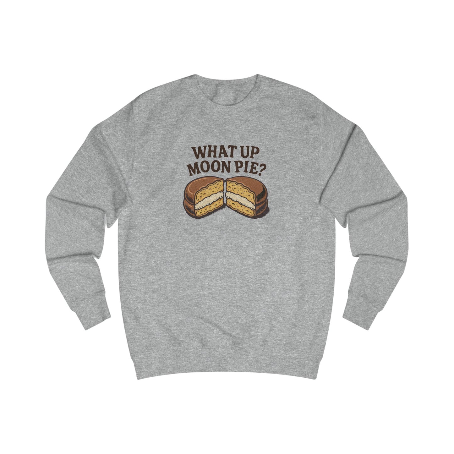 What Up, Moon Pie? — Big Bang Theory Retro Sweatshirt (Light)