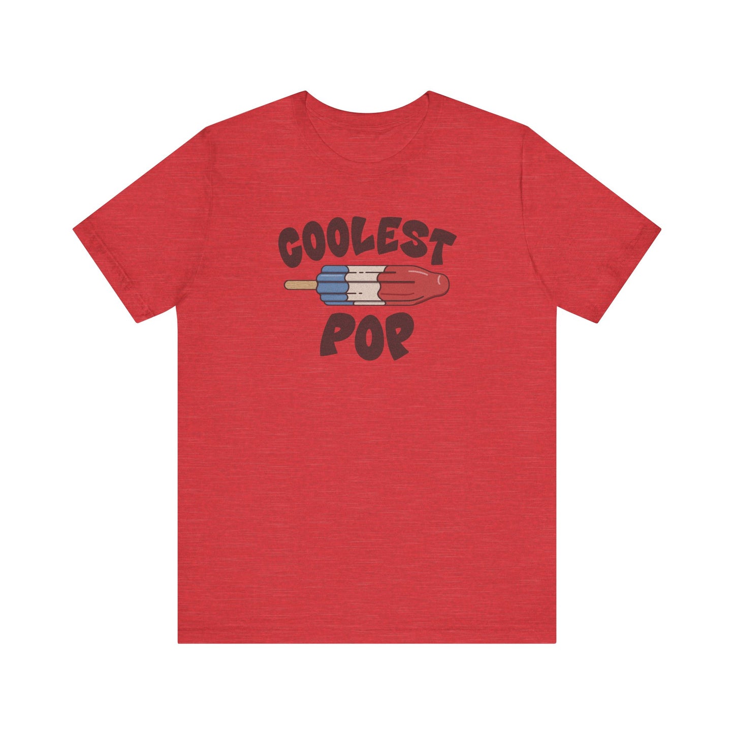 Coolest Pop Shirt — Funny Dad Gift, Retro Ice Pop Tee