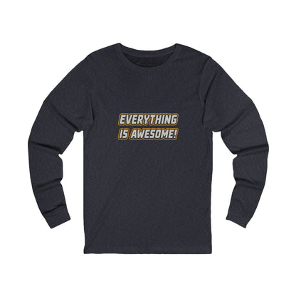 Everything is Awesome! — The LEGO Movie-Inspired Retro Long Sleeve (Dark)
