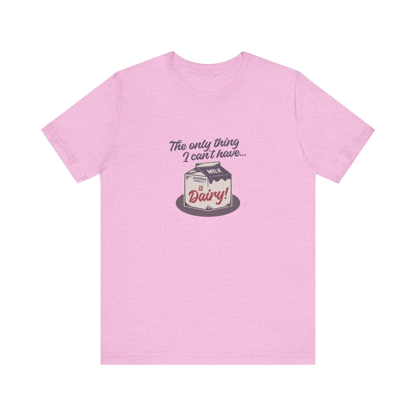 Can’t Have Dairy — Friends Jill Green Retro Tee (Light)