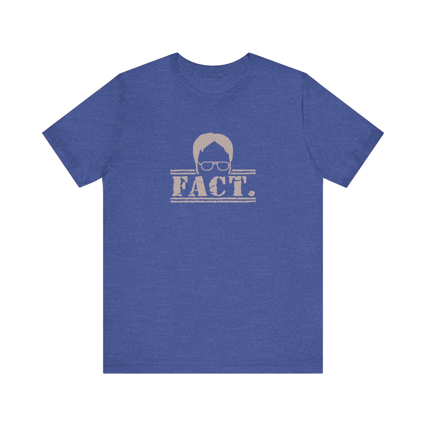Dwight Schrute FACT. — The Office-Inspired Retro Tee (Dark)