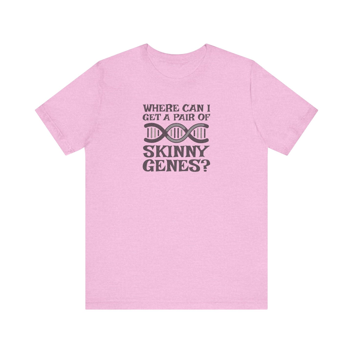 Pair of Skinny Genes — Retro Graphic Tee (Light)