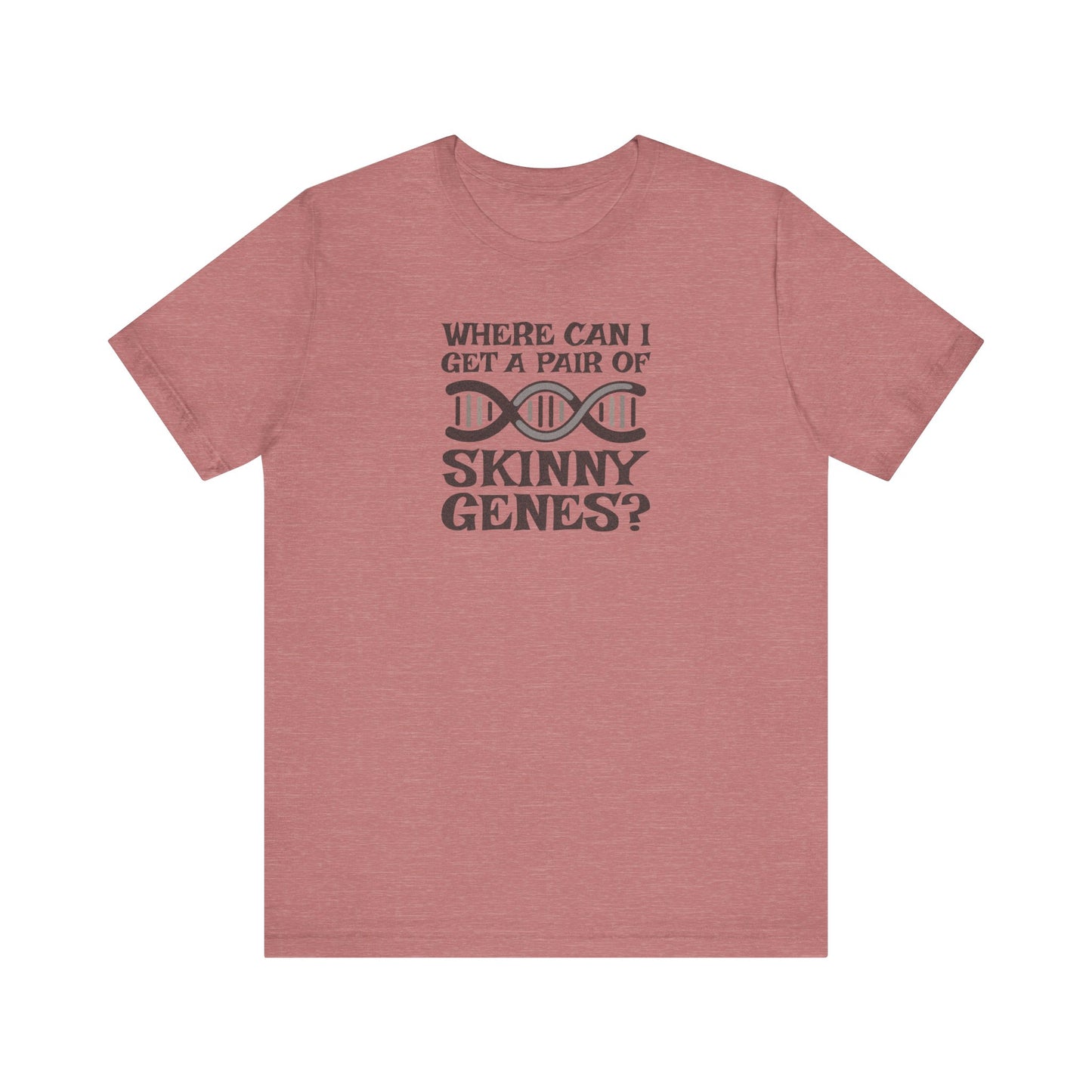 Pair of Skinny Genes — Retro Graphic Tee (Light)