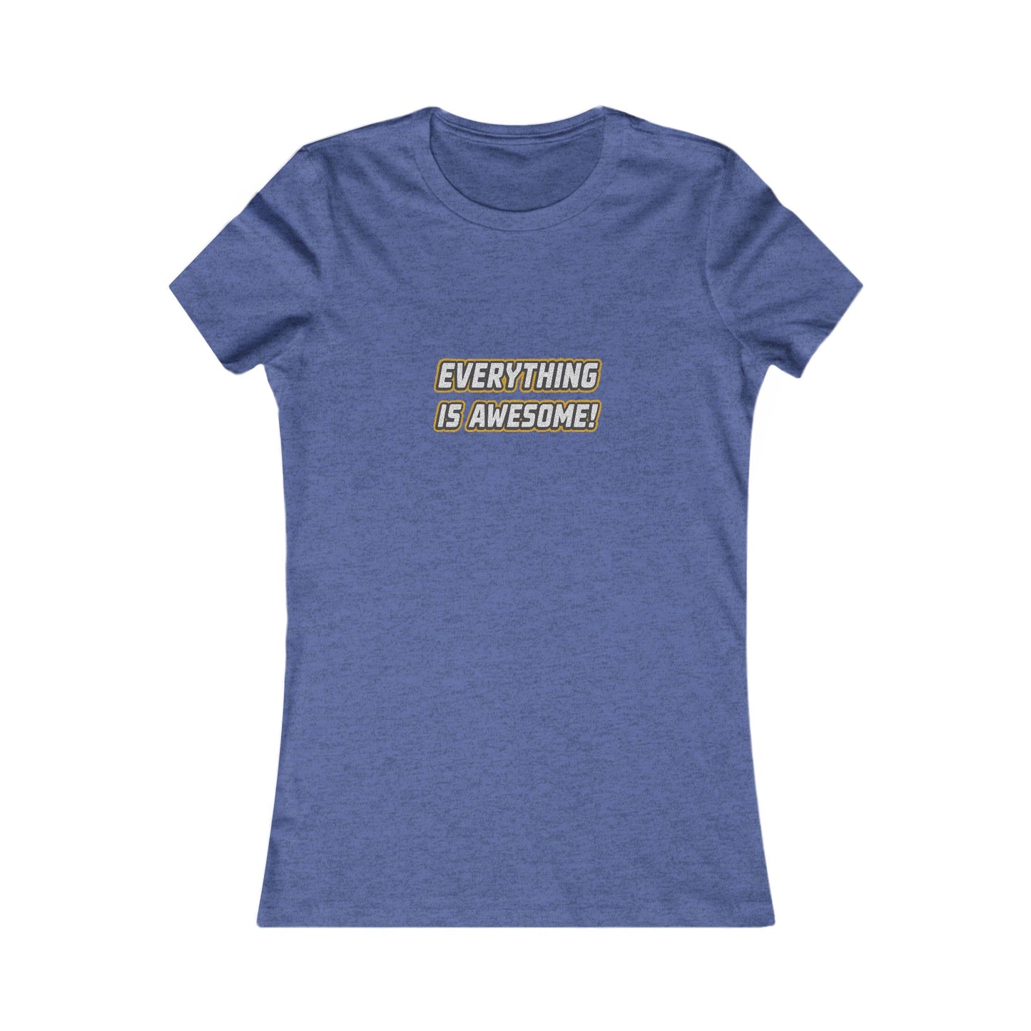 Everything is Awesome! — The LEGO Movie-Inspired Retro Women's Tee (Dark)
