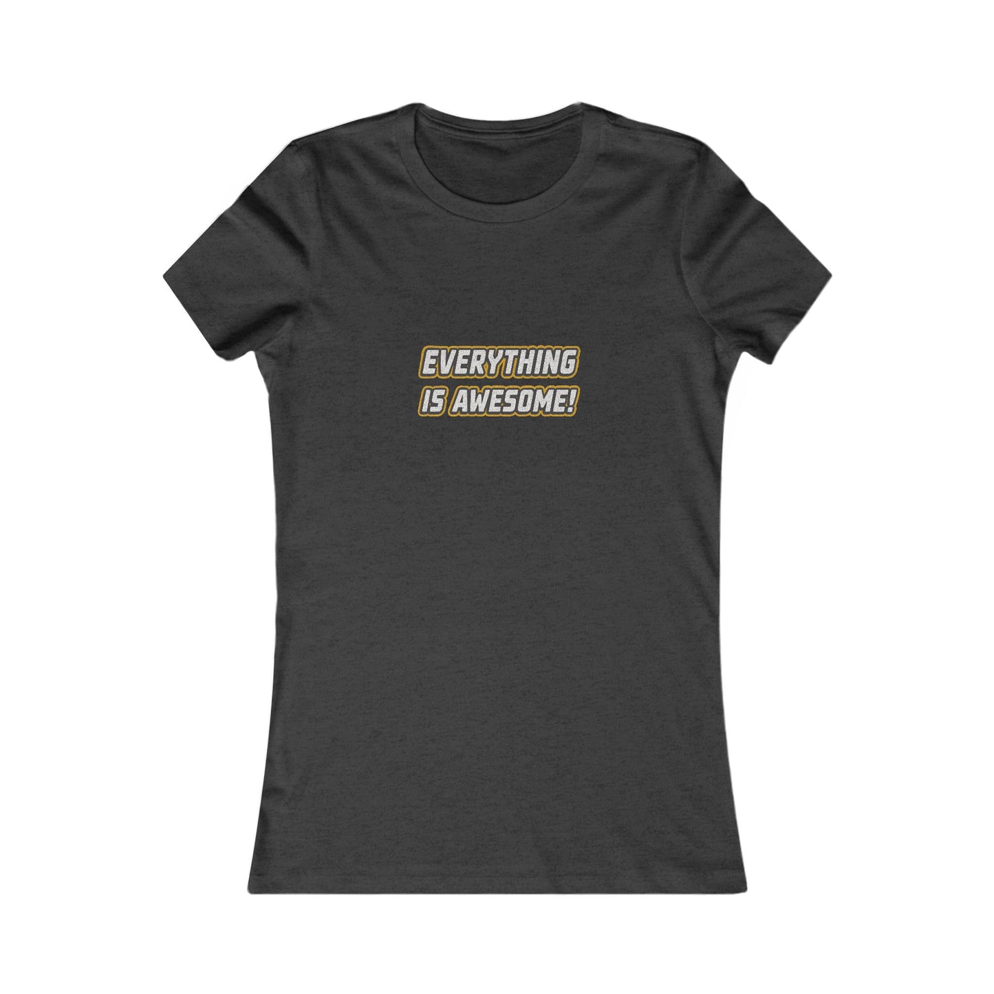Everything is Awesome! — The LEGO Movie-Inspired Retro Women's Tee (Dark)