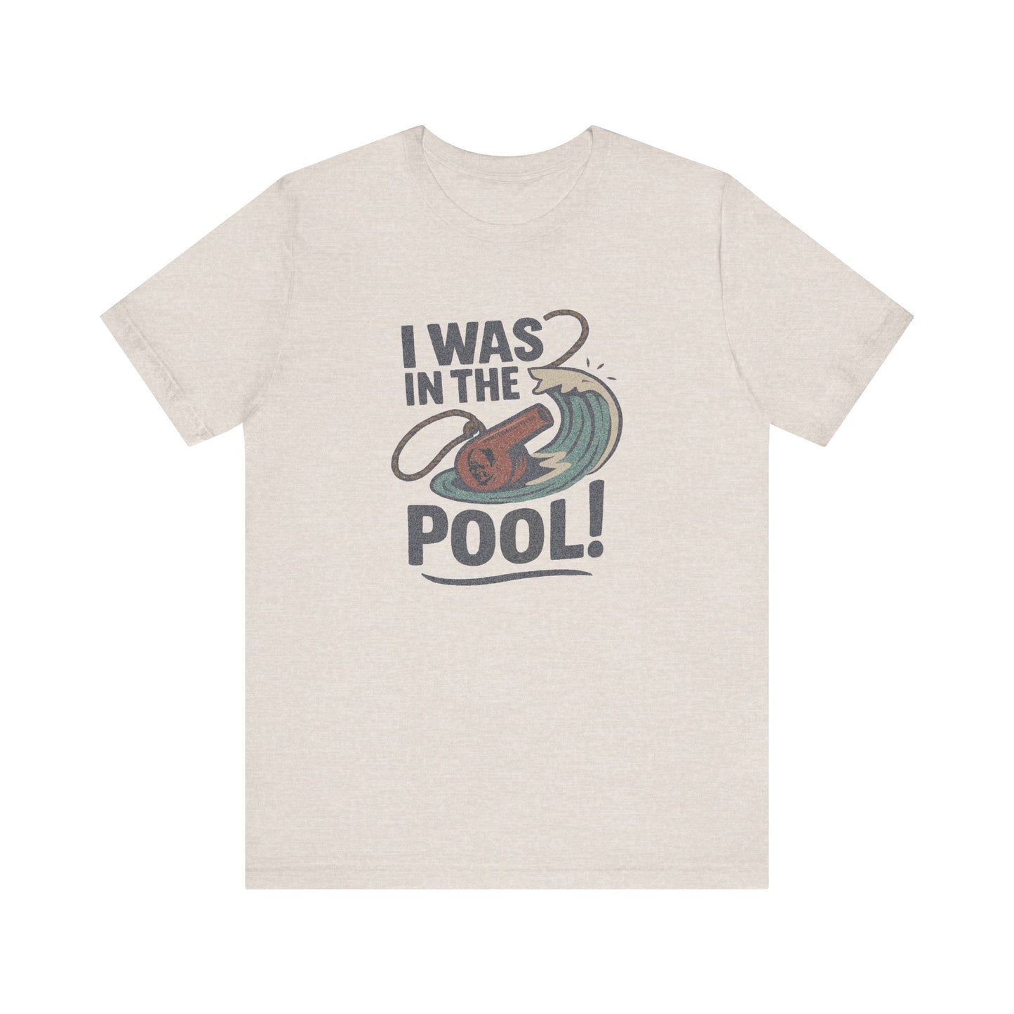 I Was in the Pool! — George Costanza Shrinkage Retro Tee (Light)