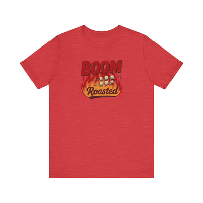 Boom, Roasted — Michael Scott Retro Tee (Light)