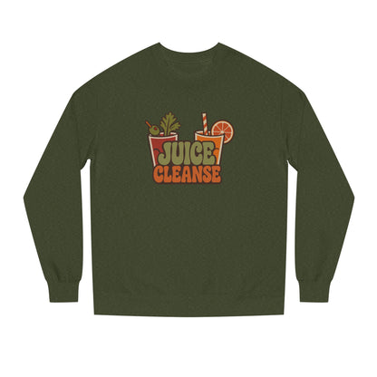 Juice Cleanse Liquid Diet — Boozy Brunch Retro Sweatshirt (Dark)