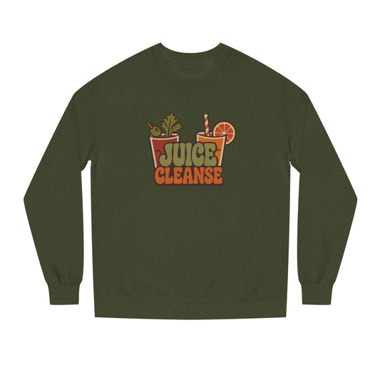Juice Cleanse Liquid Diet — Boozy Brunch Retro Sweatshirt (Dark)