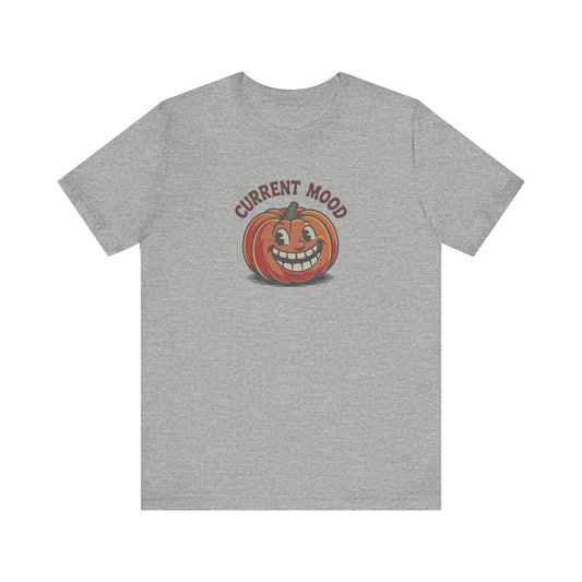 Current Mood (Toothy Jack) — Retro Halloween Tee (Light)