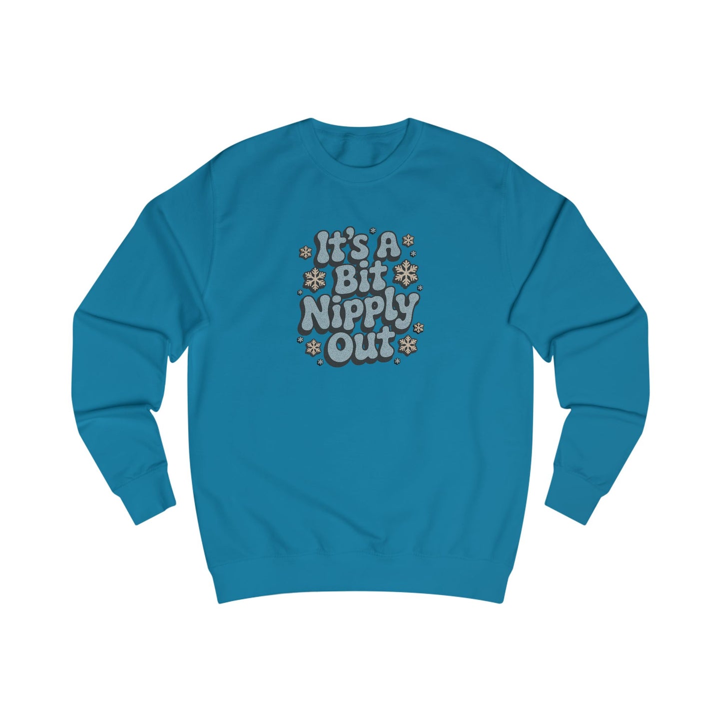 It's a Bit Nipply Out — Christmas Vacation Retro Sweatshirt (Light)