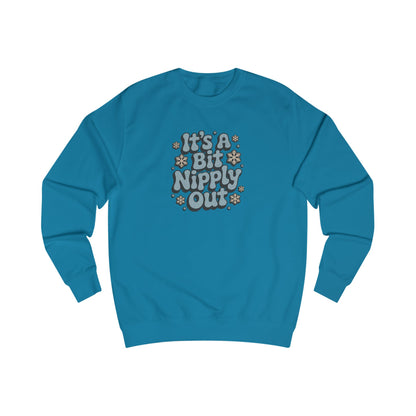 It's a Bit Nipply Out — Christmas Vacation Retro Sweatshirt (Light)