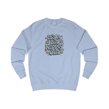 It's a Bit Nipply Out — Christmas Vacation Retro Sweatshirt (Light)