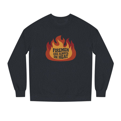Firemen Are Always in Heat — Flirtatious Retro Sweatshirt (Dark)