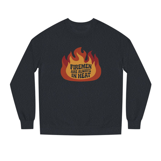 Firemen Are Always in Heat — Flirtatious Retro Sweatshirt (Dark)