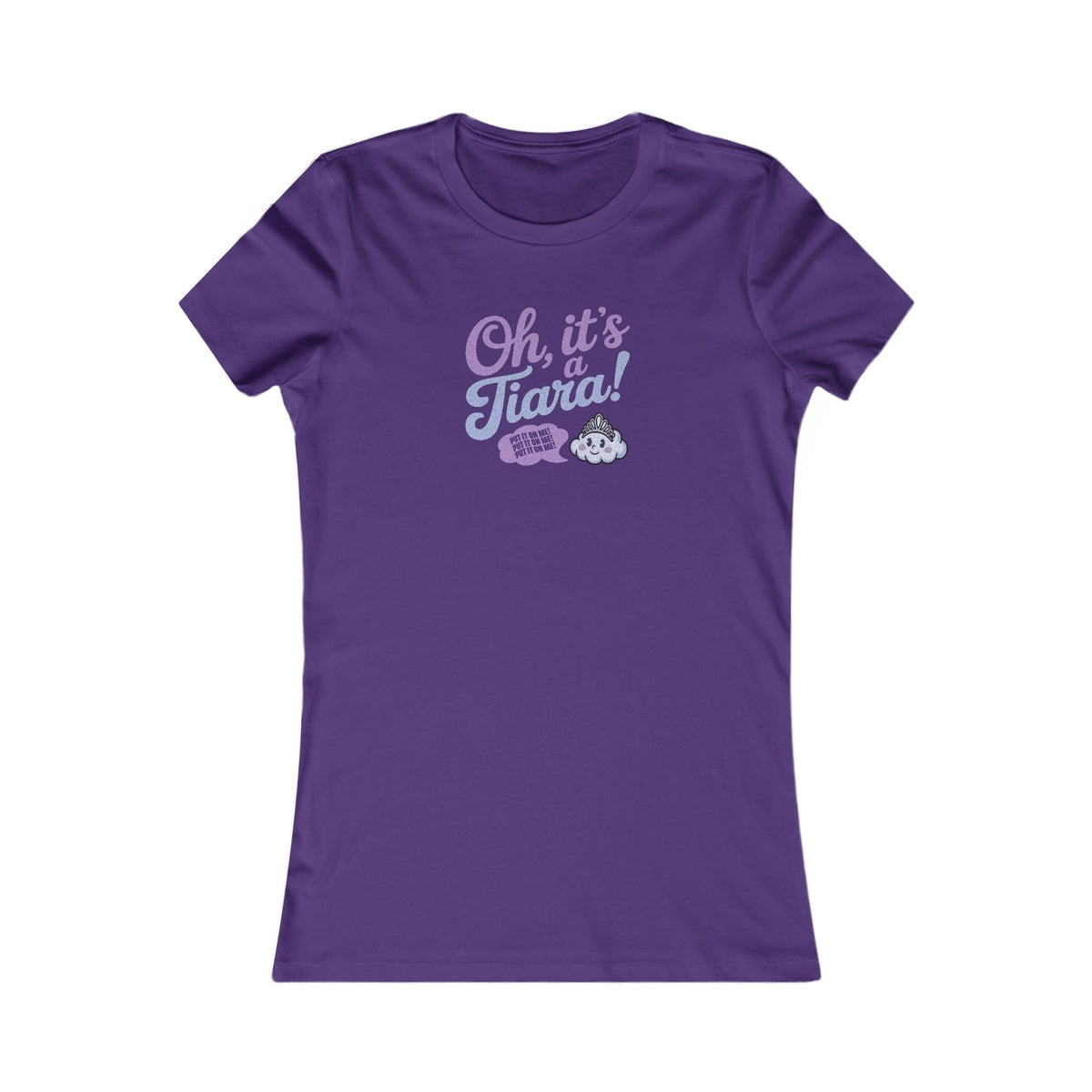 Oh, It’s a Tiara! (Put It On Me!) — Amy Farrah Fowler Retro Women's Tee (Dark)