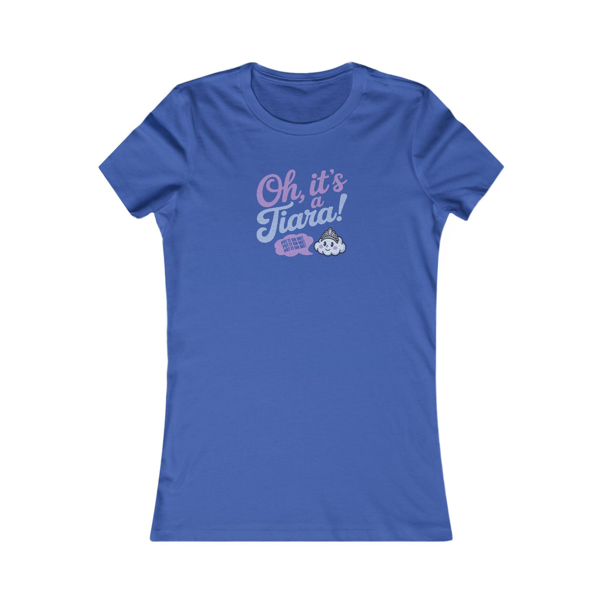 Oh, It’s a Tiara! (Put It On Me!) — Amy Farrah Fowler Retro Women's Tee (Dark)