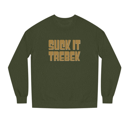 Suck It Trebek — SNL Celebrity Jeopardy Sketch Retro Sweatshirt (Dark)