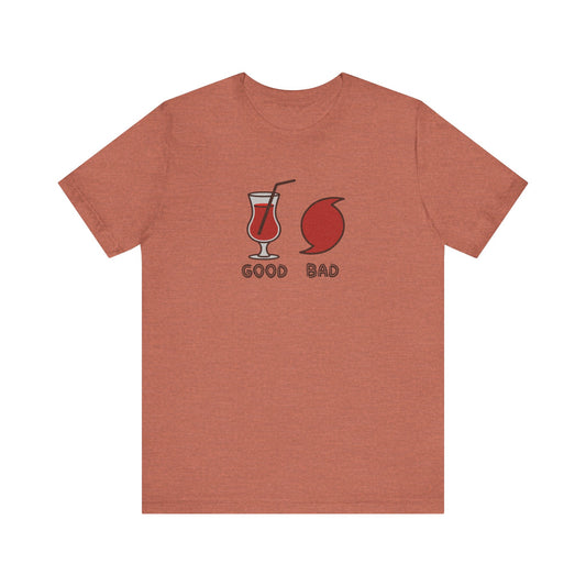 Good Hurricane, Bad Hurricane – Tropical Retro Tee (Light)