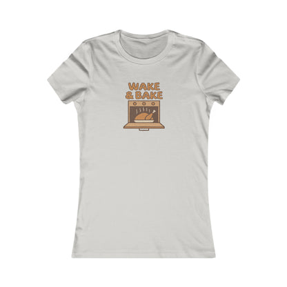 Wake & Bake — Retro Thanksgiving Turkey Women's Tee (Light)