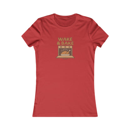 Wake & Bake — Retro Thanksgiving Turkey Women's Tee (Light)