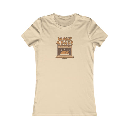 Wake & Bake — Retro Thanksgiving Turkey Women's Tee (Light)