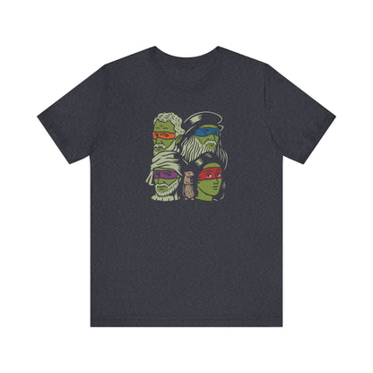 Renaissance Ninja Turtles — TMNT Retro Tee (Dark)