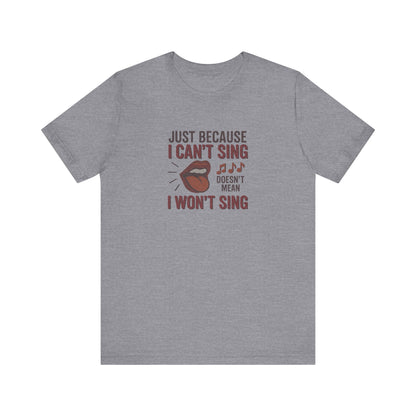 Sing Like Nobody’s Listening — Retro Tee (Light)
