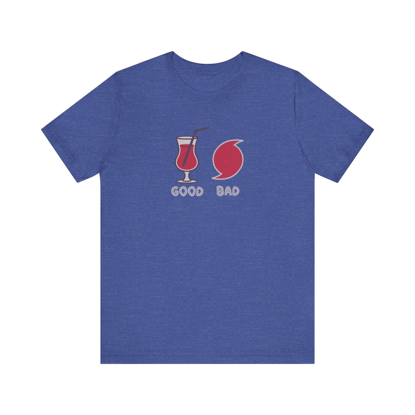 Good Hurricane, Bad Hurricane – Tropical Retro Tee (Dark)