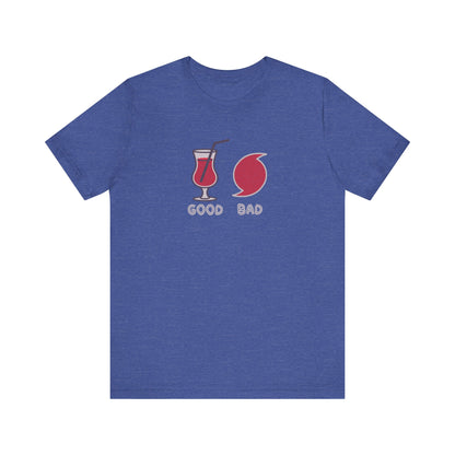 Good Hurricane, Bad Hurricane – Tropical Retro Tee (Dark)