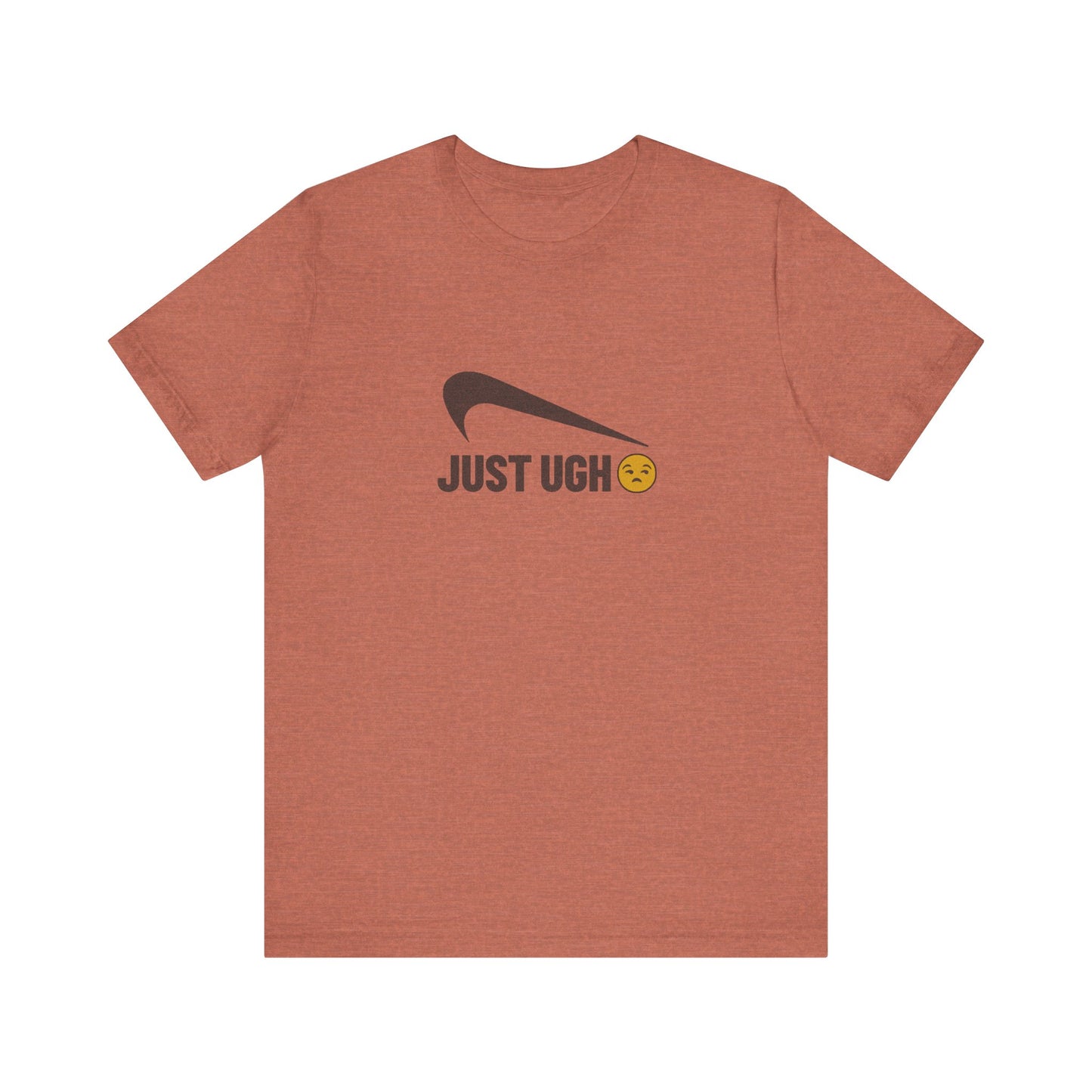 Just Ugh 😒 Athletic Parody — Retro Workout Tee (Light)