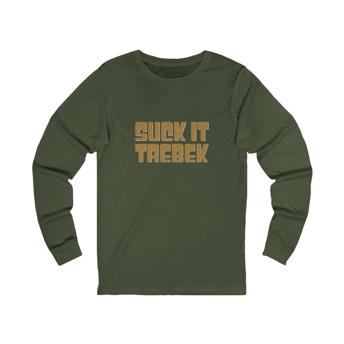 Suck It Trebek — SNL Celebrity Jeopardy Sketch Retro Long Sleeve (Dark)