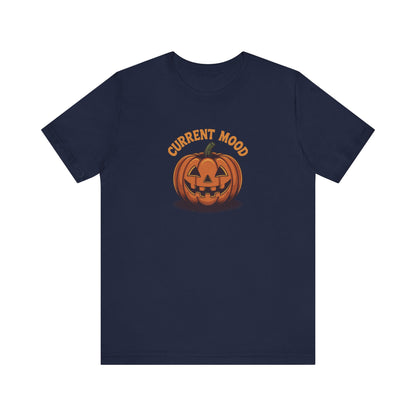 Current Mood (Vintage Jack) — Retro Halloween Tee (Dark)