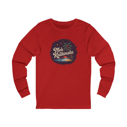 Mele Kalikimaka — Retro Hawaiian Christmas Long Sleeve (Light)