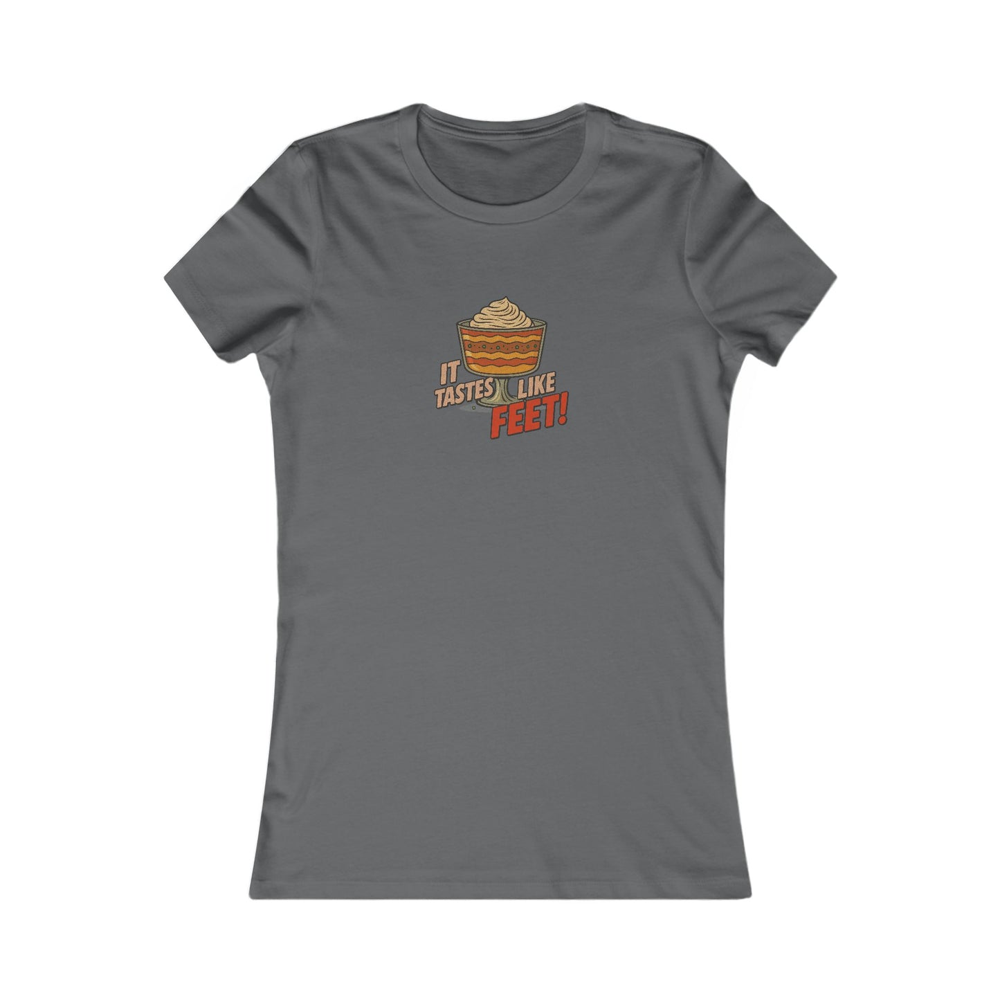 It Tastes Like Feet! — Thanksgiving Trifle Retro Women's Tee (Dark)
