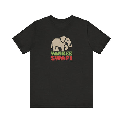 Yankee Swap! Christmas Party — Michael Scott Retro Tee (Dark)