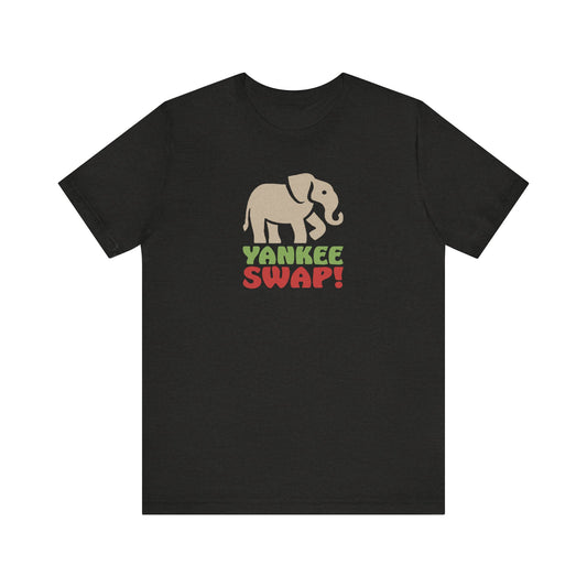 Yankee Swap! Christmas Party — Michael Scott Retro Tee (Dark)