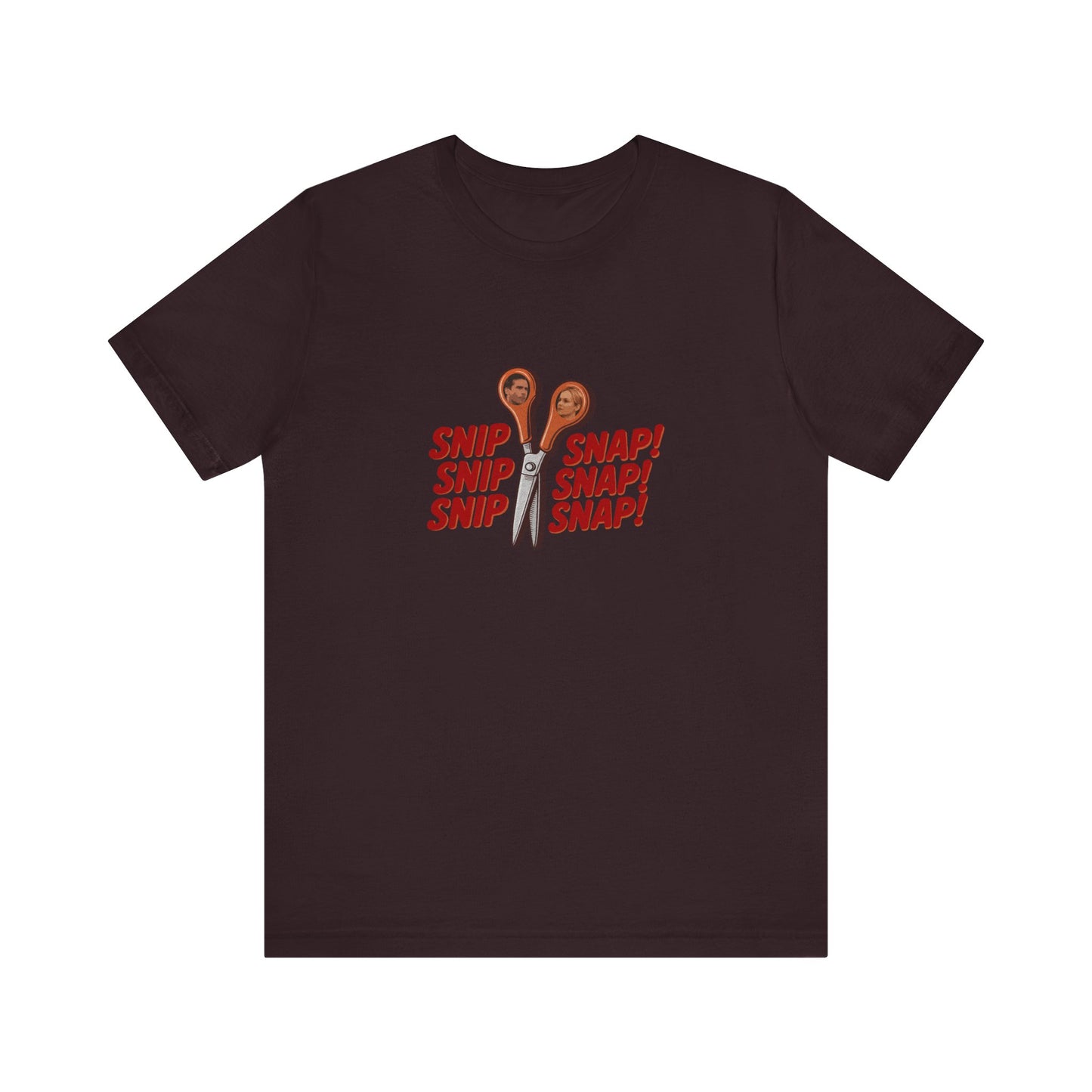 Snip Snap! — Michael Scott Vasectomy Retro Tee (Dark)