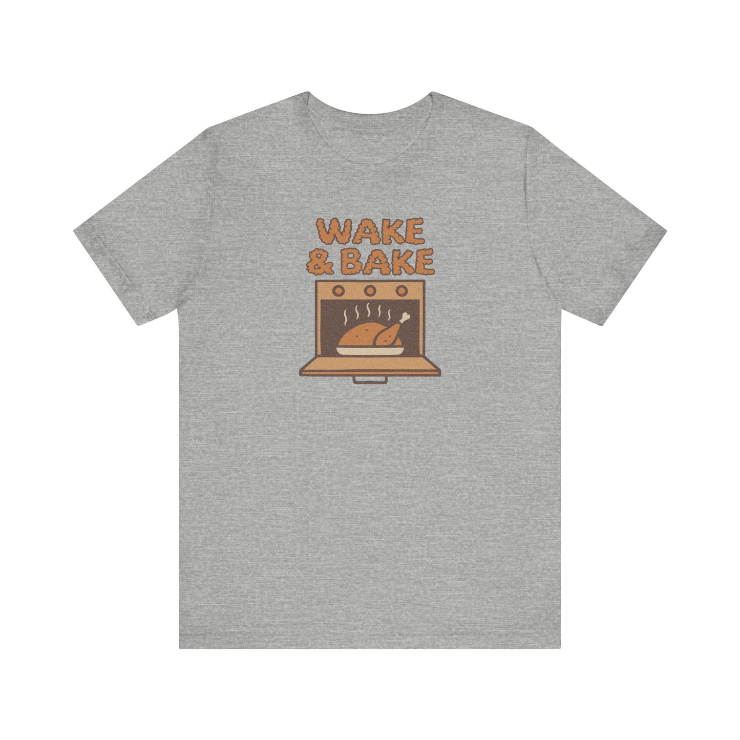 Wake & Bake — Retro Thanksgiving Turkey Tee (Light)