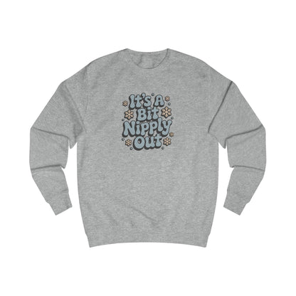 It's a Bit Nipply Out — Christmas Vacation Retro Sweatshirt (Light)