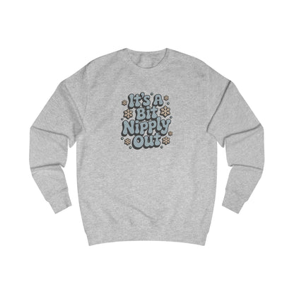 It's a Bit Nipply Out — Christmas Vacation Retro Sweatshirt (Light)