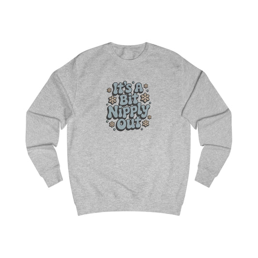 It's a Bit Nipply Out — Christmas Vacation Retro Sweatshirt (Light)