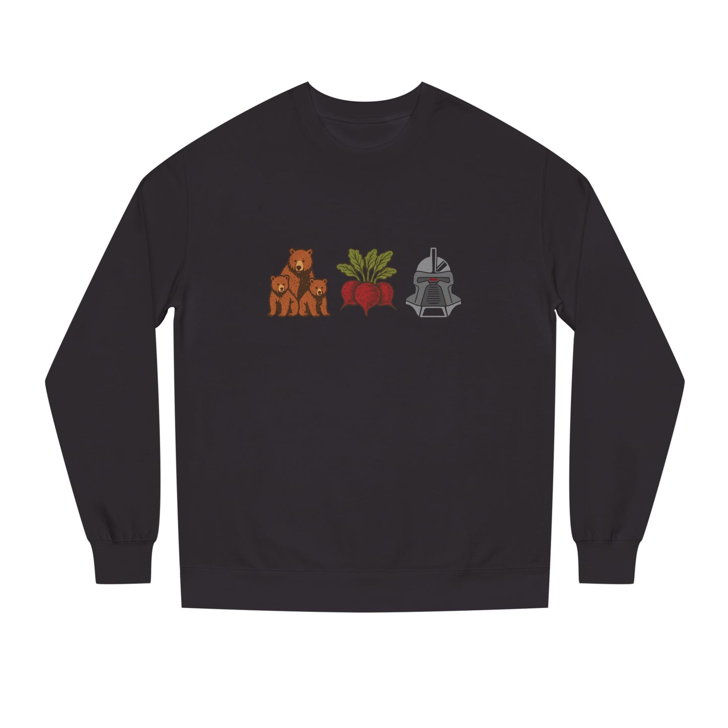 Bears, Beets, Battlestar (Icons) — Retro Sweatshirt (Dark)