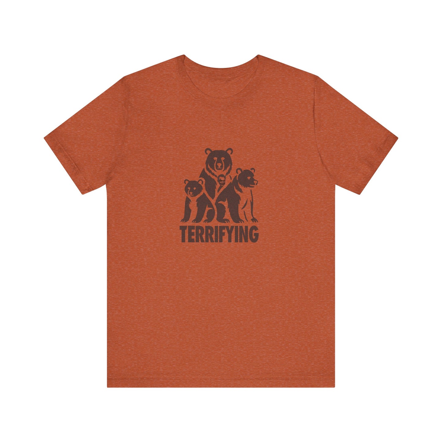Bears Are Terrifying — Retro Silhouette Tee (Light)
