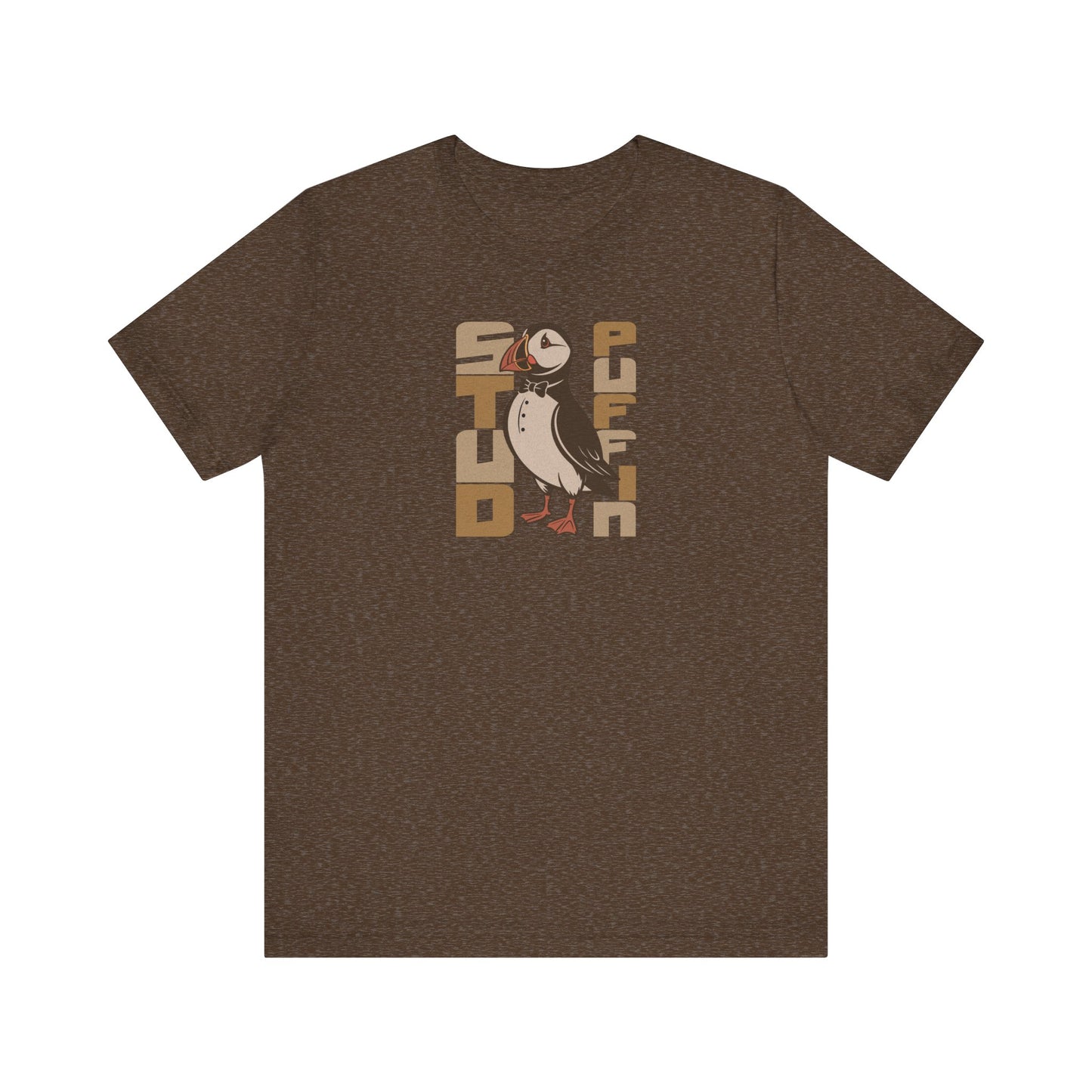 Stud Puffin, Licensed to Chill – Spy-Bird Retro Tee (Dark)