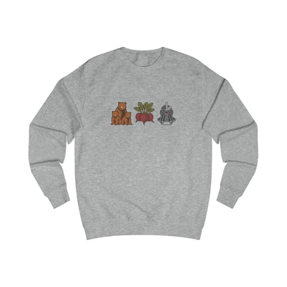 Bears, Beets, Battlestar (Icons) — Retro Sweatshirt (Light)