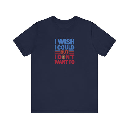 I Wish I Could, But I Don't Want To — Phoebe Buffay Retro Tee (Dark)
