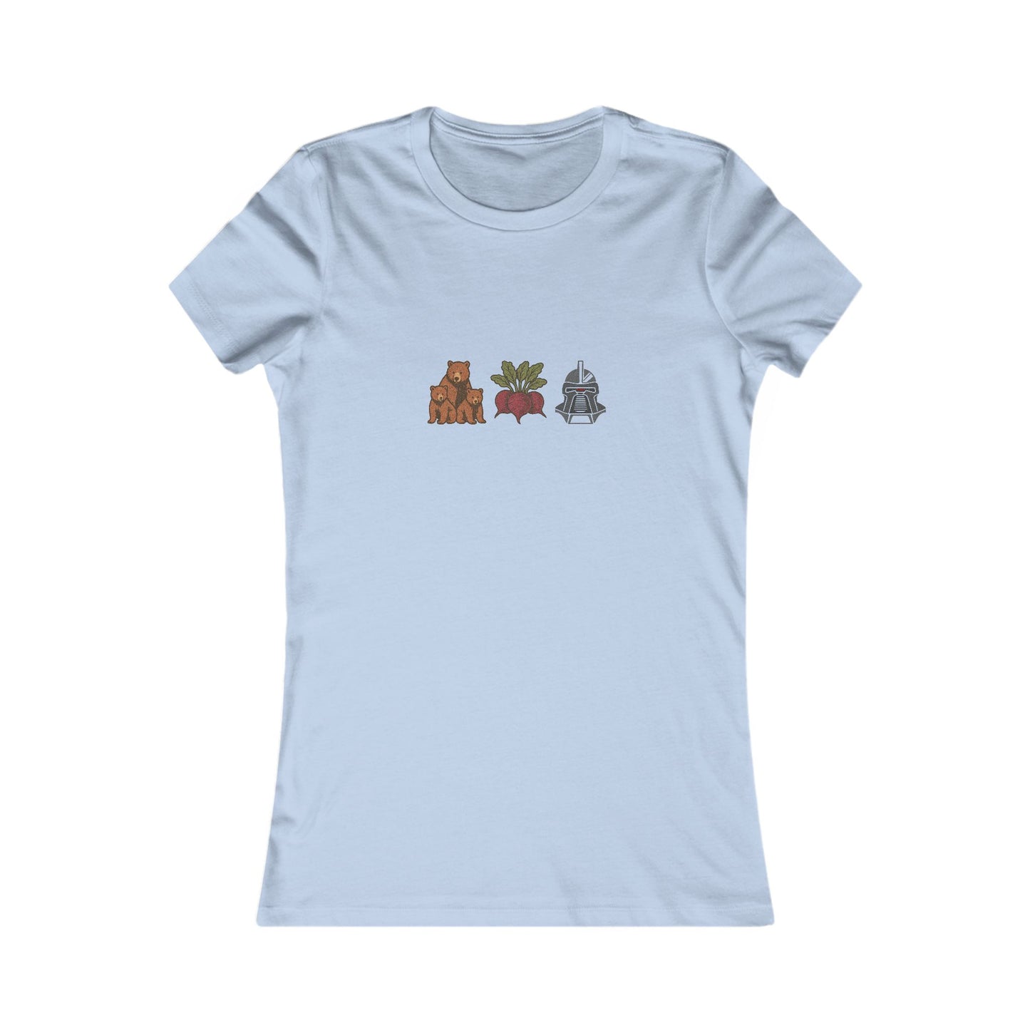 Bears, Beets, Battlestar (Icons) — Retro Women's Tee (Light)